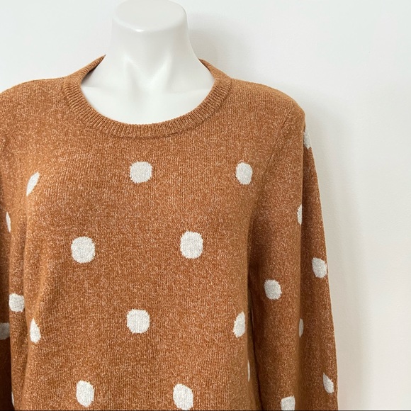 Lucky Brand Polka Dot Back Tie Sweater - Picture 2 of 5